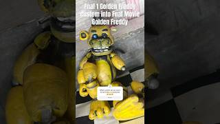 #fnaf  1 Golden Freddy customized into #fnafmovie Golden Freddy 🍷🗿 #trending #shorts #custom