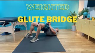 Weighted Glute Bridge