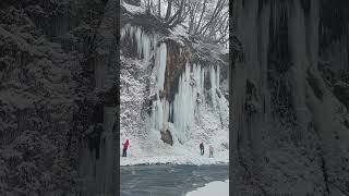 Icefalls ❄️ #shorts #icefall #amazingnature #incredible