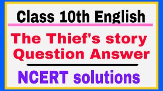 The thief story think about it question/answer | footprints chapter 2 question answer|#thethiefstory