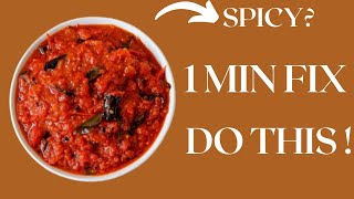 Chef on How to Reduce Spice in Tomato Chutney