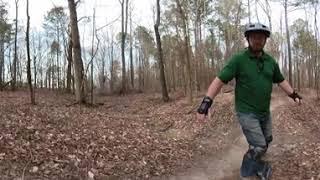 Williamson Preserve, Raleigh NC  OneWheel Trail Ride - Insta360 x2