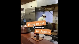 How To Eat Ramen In Japan #shorts