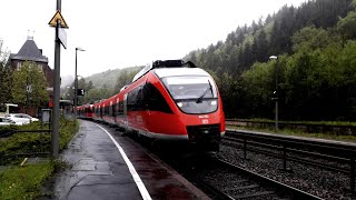 Bahnhof Speicher (vor der Flutkatastrophe) - Bahnverkehr mit Baureihe 620 und 644