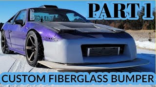 Building a custom fiberglass widebody bumper - Part 1