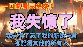 我被一本書砸中了腦袋，暈迷了過去，醒來後我失憶了。準確的說，是我記得除新婚夫君以外的所有人，唯獨忘了他。我一睜開眼，一張清冷而矜貴的臉龐突然出現在我面前。#一口氣看完 #小說