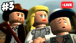 🔴 (AO VIVO) LEGO INDIANA JONES 2: THE ADVENTURE CONTINUES - TEMPLO DA PERDIÇÃO! #03