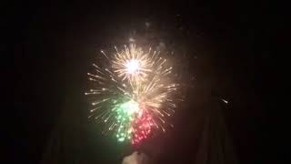 SAVONA 28 luglio 2018 Fuochi artificiali.