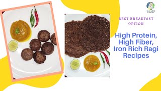 High protein, Iron rich delicious Ragi Recipes | Healthy breakfast recipes | Dr. Seema Medhe