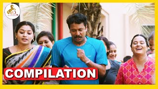 என்ன கருப்பு ஆயிருவீங்களா..! | Aan Devathai Compilations | Samuthirakani | Ramya Pandian