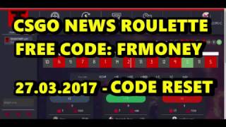 CSGO NEWS ! ROULETTE SİTE | CODE RESET | FREE 500 COİNS | NO DEPOSİT | TRUSTED |