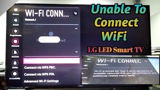 Unable To Connect WiFi LG LED Smart TV Simpleng Solusyon (Tagalog)