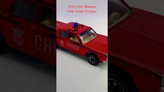 Hot Wheels Redline 1970 Fire Chief Cruiser