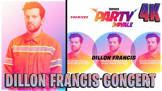 [4K60] NO EMOTES FULL Dillon Francis Party Royale Concert - Fortnite Battle Royale