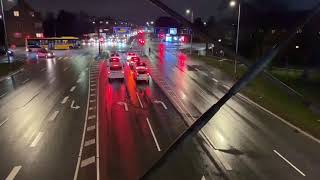 Not Driving Downtown  but enjoying traffic Time Lapse on near Highway 🛣- Copenhagen