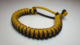 How to make a Cork Screw Paracord Bracelet [MAD MAX] (No Buckle Needed)