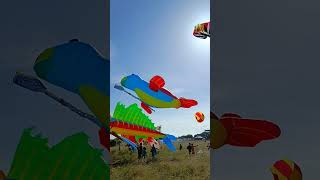 #The 3rd  International Kite Festival at Thiruvidanthai Beach #thiruvidanyhai beach #youtubeshorts