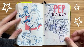 sketchbook tour: high school life drawings