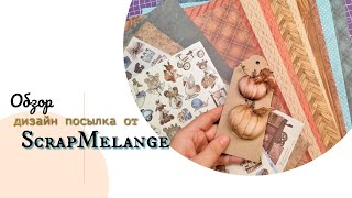 Дизайн посылка от ScrapMelange / Обзор / скрапбукинг