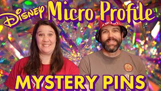 ALL the sparkle - Unboxing Pink a la Mode Disney Micro Profile Blind Box Pins | Mystery Pin Unboxing