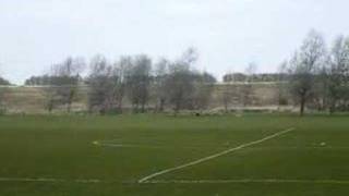 Football pitch Quarrendon, Aylesbury off Meadowcroft 08Apr07 before new housing developments