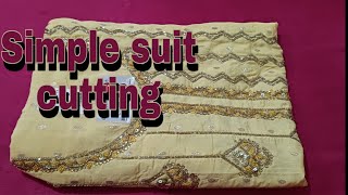 Simple suit cutting/kadai suit cutting/in 2 minutes/Rubyfashionpoint