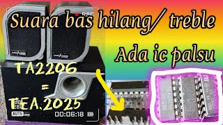 sangat gampang perbaiki speaker aktiv suara bas atau treble hilang@suryaelektronikrepairs