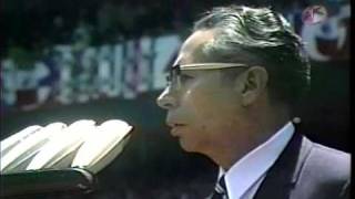 Gustavo Díaz Ordaz inaugura la Copia Mundial de Futbol 1970