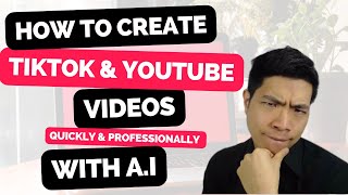 I Use This A.I Video Creator To Create Professional Tiktok Video In 3 Minutes, And Here is How