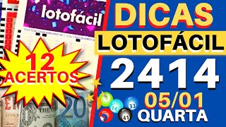 Lotofácil 2414. Dicas e Análises para Hoje Quarta 05/01.