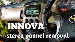 How to Remove Innova stereo pannel #innova #howtoremove #jinoaugustin