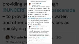 Canadian Official's Support Pakistan in flood relief #shorts