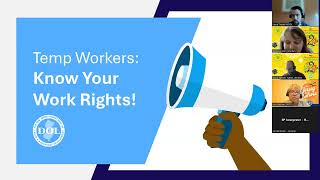 Temporary Workers Bill of Rights Training - Spanish