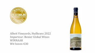 WINNAAR - WITTE WIJNEN VANAF €30,- ALHEIT VINEYARDS, HUILKRANS 2022