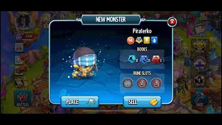 Hatching mythic “Pirateko” egg and levelling up to 100 in monster legends