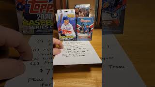 2022 Bowman 2020 Topps Cheap Group Box Break