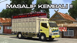 SHARE MOD BONUS CANTER 2024 MUHKLAS PO?😱😱 #bussid