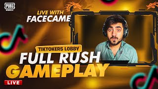 New Update Live TikTokers Lobby Live Rush GamePlay With Facecam  - Qadeer Gaming / Pubg mobile