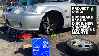 Project JDM - 6th Gen Civic: Engine Mounts, Calipers, Discs & Pads and Magnetic Drain plug EJ9/EK4/9