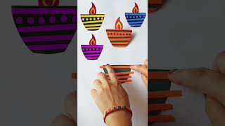 Diwali Diya Making | Diwali Decoration Ideas | #shorts #youtubeshorts