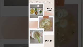 Mpasi homemade bubur buncis telur ayam day 14 #shorts