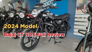 2024 Model Bajaj CT 110X ✅️ Full Review || CT 110X New model mileage,Price