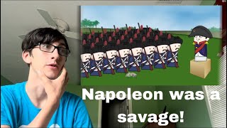 NAPOLEON WAS A SAVAGE! The Napoleonic Wars - OverSimplified (Part 1) reaction