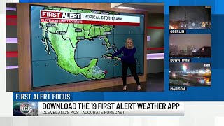 First Alert Focus : Tracking Tropical Storm Sara