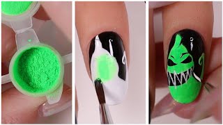 4 Spooky Halloween Character Designs 👻 New Nail Art 2023