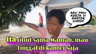 Ita ribut sama Mamah, mau tinggal di kantor saja #odgj #depresi #bipolar #setres #rumahsakitjiwa