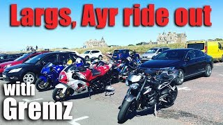 Largs, Ayr ride out with Gremz | Triumph Street Triple