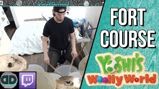 Yoshi's Woolly World | Fort Course (Live Improv Drum Cover) DonutDrums