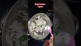 Today's breakfast 😋 ராகி சேமியா உப்புமா 😋😍Healthy #breakfast #ragisemiya #samayal #cooking #ytshorts