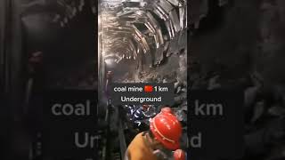 Coal mine 🇨🇳 1 km 🔝 #coalmine #miners #respect #hardwork